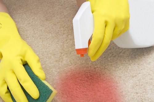After builders cleaning service removing dust in SW2 property