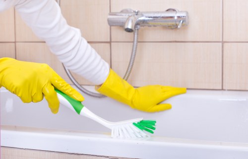 Window cleaning equipment used for high-access glass in SW2